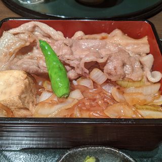豚すき焼き重御膳(日本料理　春)