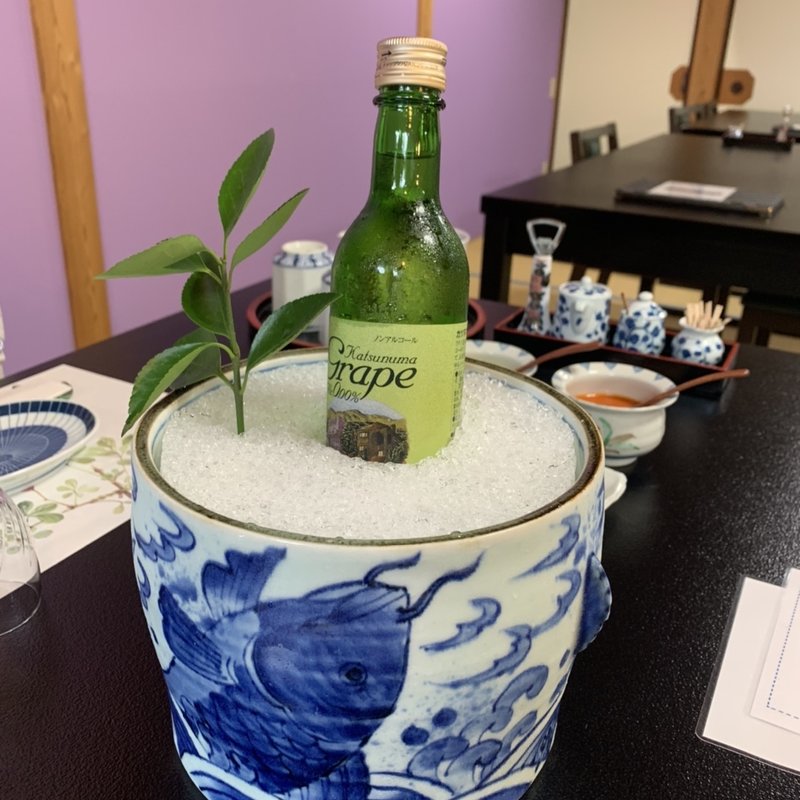 ノンアルコール白ワイン(創作川魚料理　料亭 龍泉荘 )