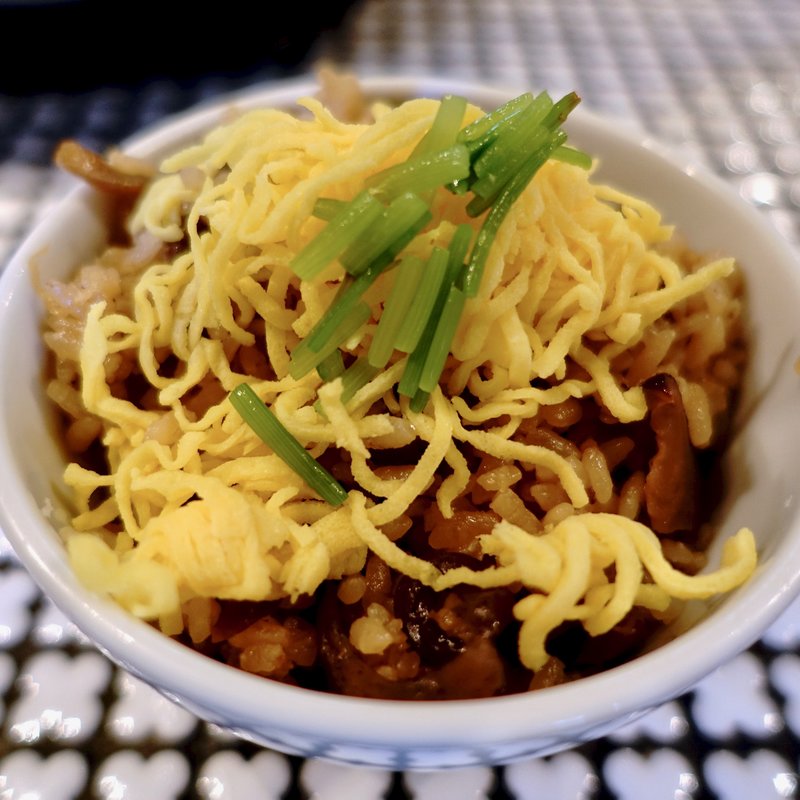 名物鶏めしセット(麺処 蛇の目屋 )