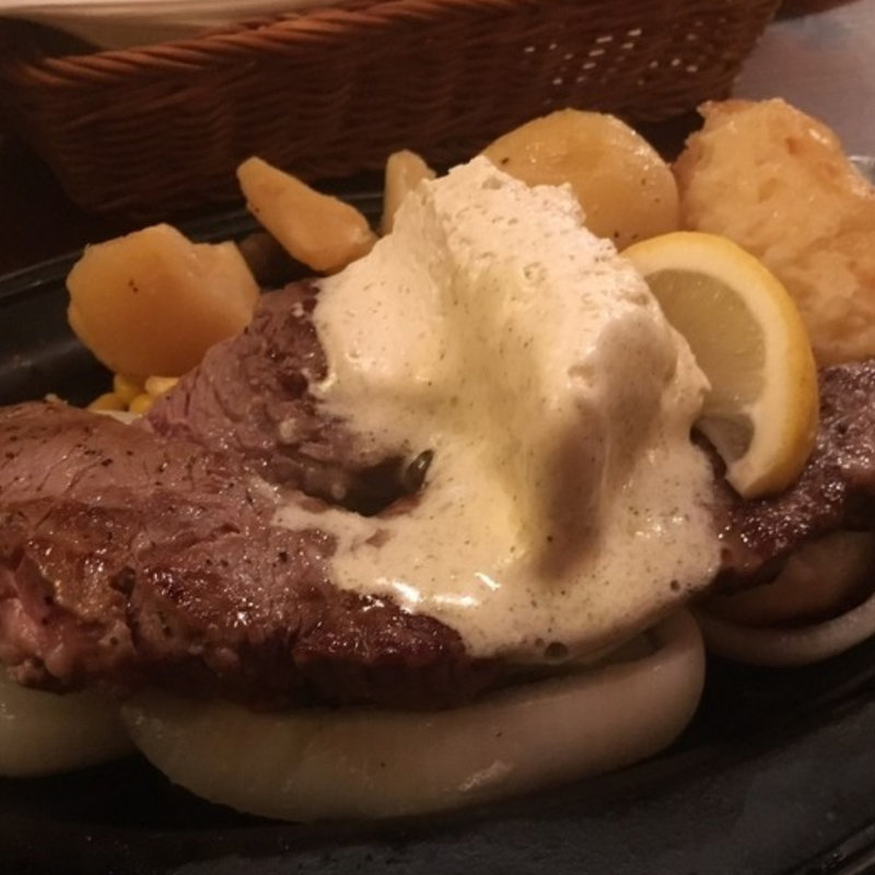 リブステーキ（160g)(B&M 目黒店)