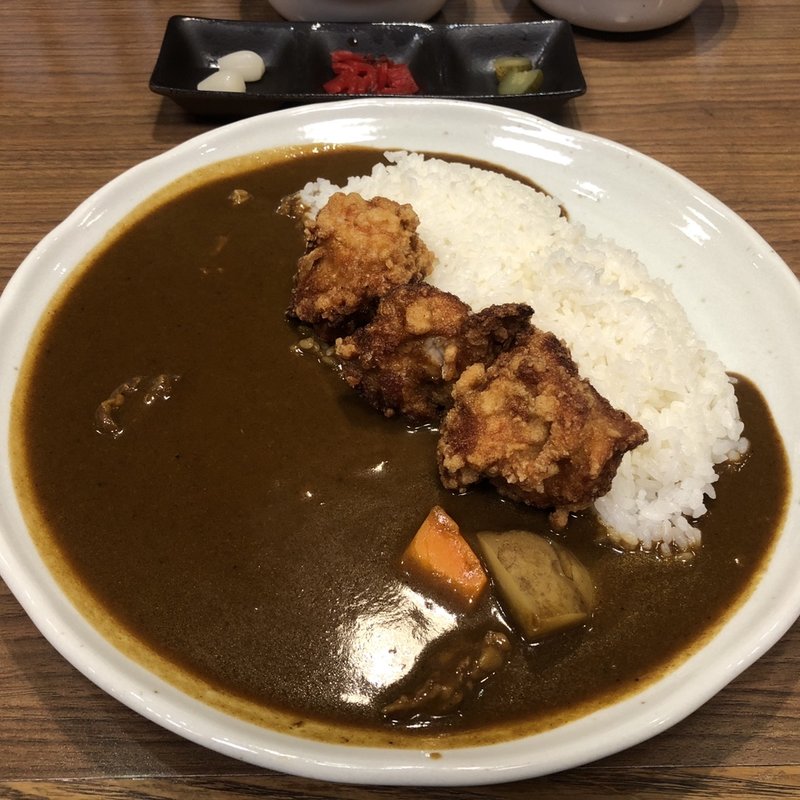 フライドチキンカレー(洋食屋さん 樹里カレー 梅田店)