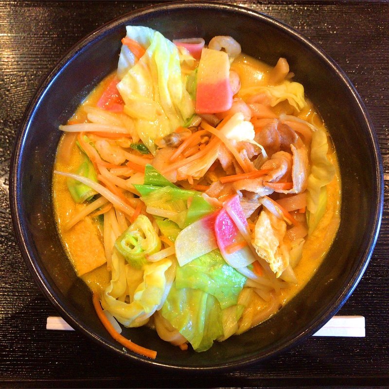 ちゃんぽんカレーうどん(カレーうどん 千吉 新木場店)