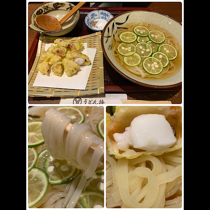 たこ天うどん(細きり)(うどん棒 大阪本店 )