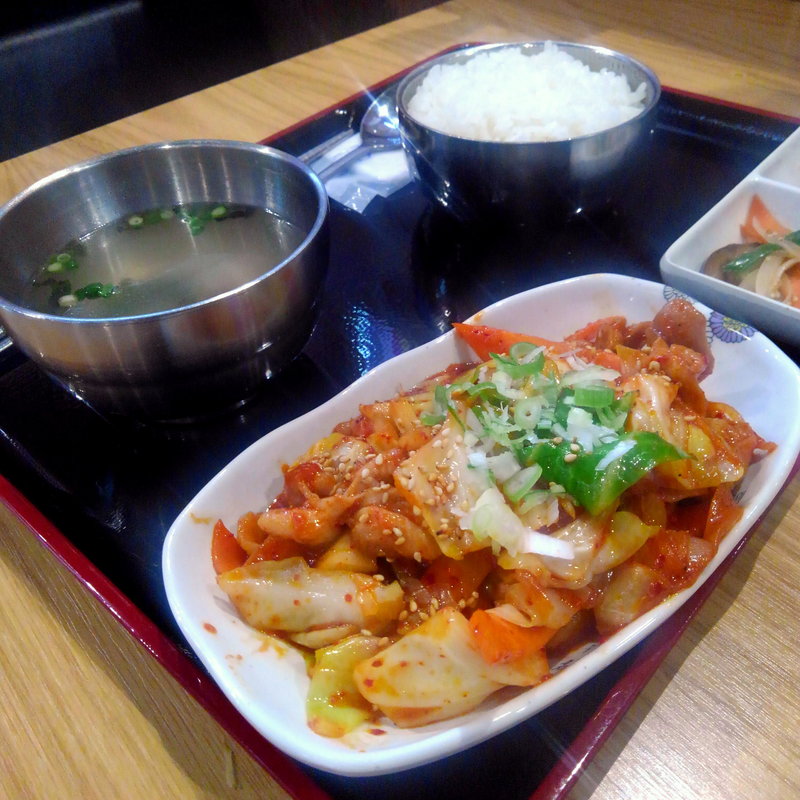 タッカルビ定食(韓国料理ソウル優ちゃん )