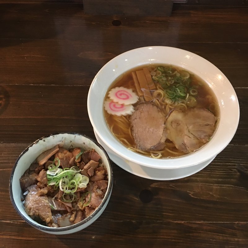 ランチセット(チャーシュー丼)(こじまや )