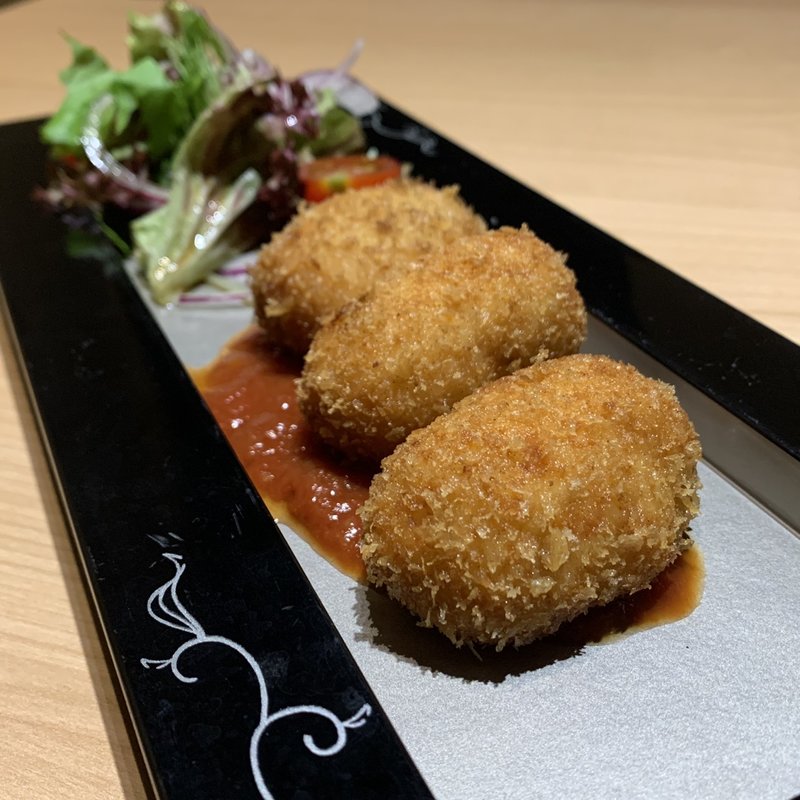 濃厚蟹クリームコロッケ(京都 瓢喜 西麻布店)