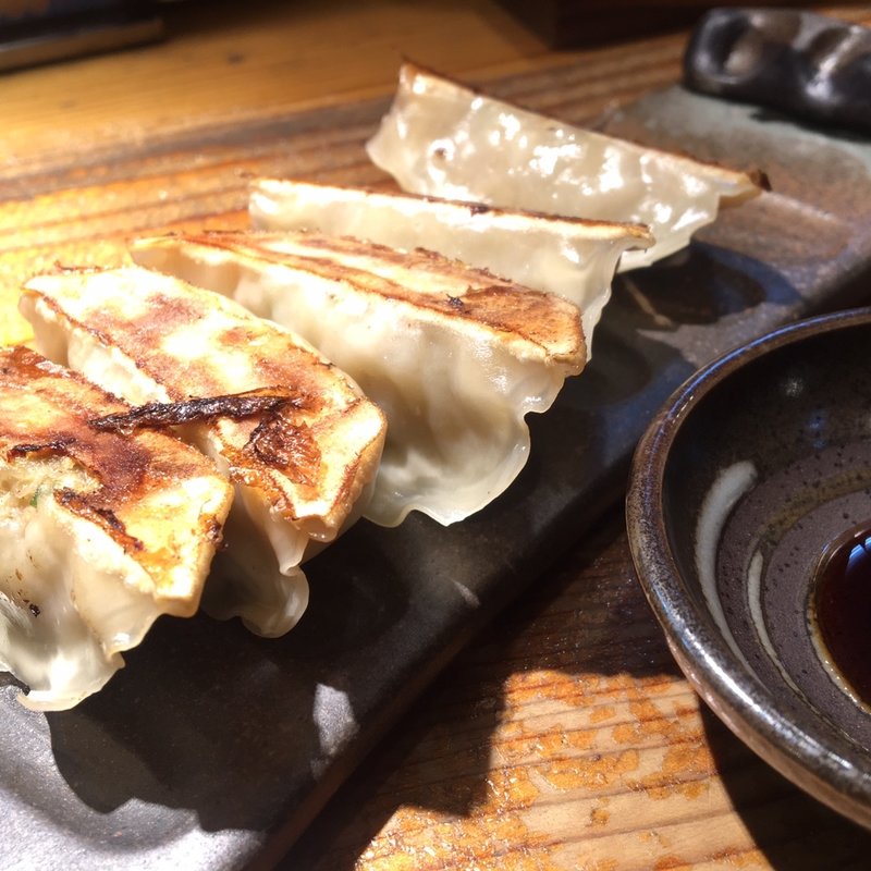ゆずかす餃子(麺匠大阪らーめんしおじん堺東店)