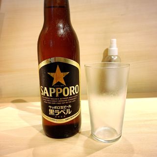 瓶ビール(豚そば 月や 東京)