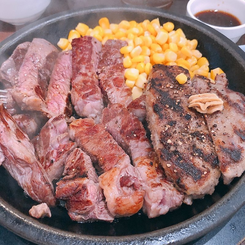 ワイルドステーキ300gハンバーグ150g(いきなりステーキ 泉佐野店)