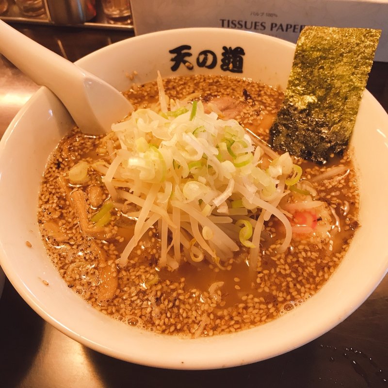 和風しょうゆらーめん(らーめん天の道)