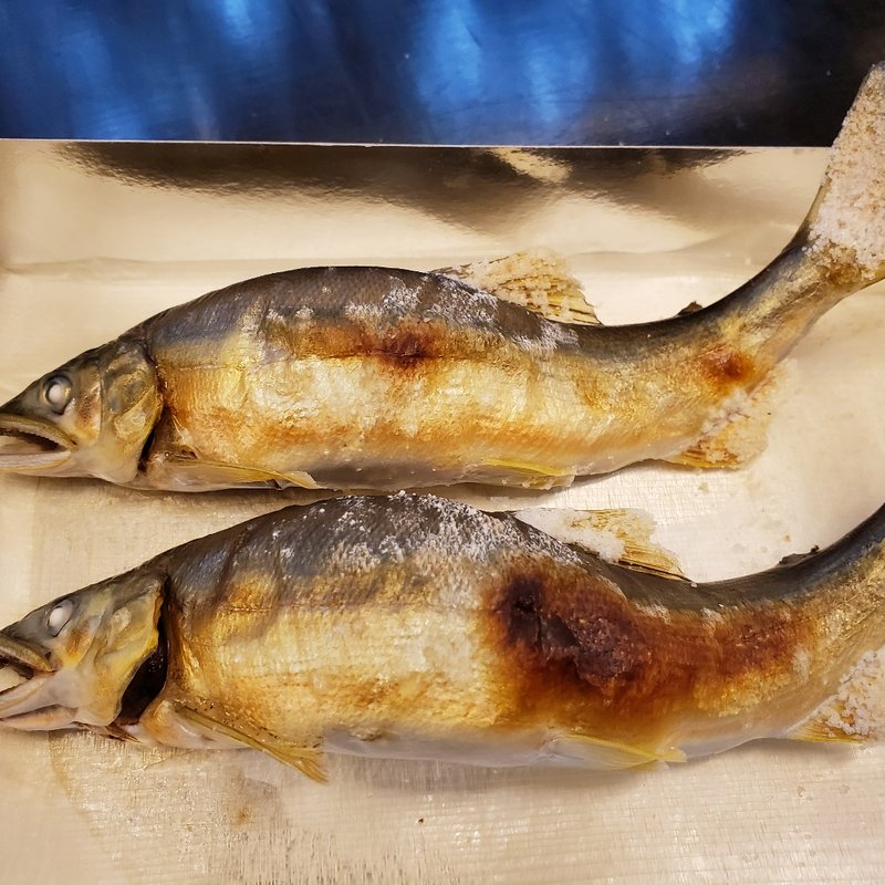 鮎塩焼き(黒茶屋)