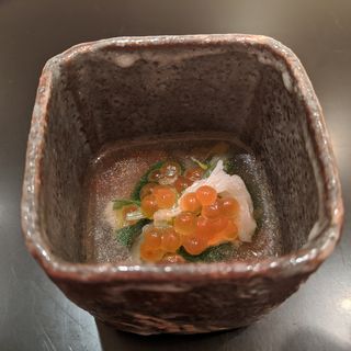 春菊・水菜・キクラゲのお浸し(御料理　かつ志)