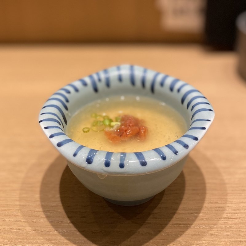 お通し(天ぷらと日本酒 明日源 伏見店)