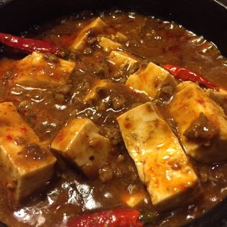 麻婆豆腐定食(ロンフーダイニング イオンモール大阪ドームシティ店)