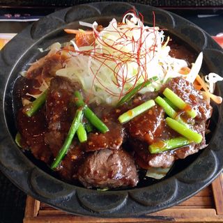 ハラミ焼肉定食(愛宕腹ゴルフ倶楽部)