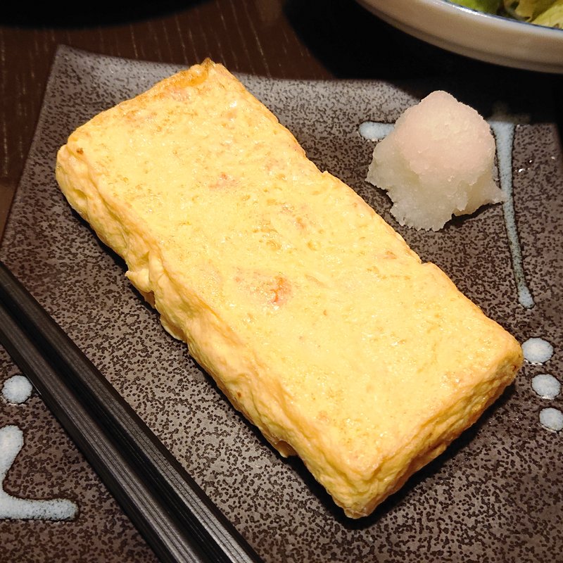 ズワイガニの出汁巻き玉子(風味)