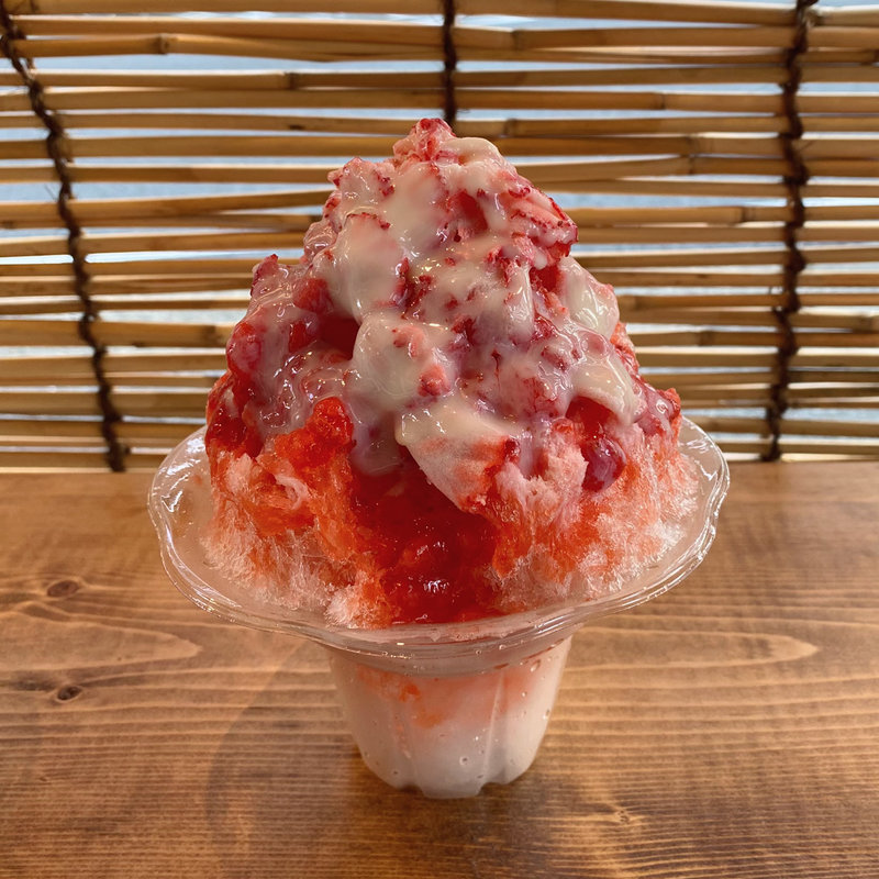 かき氷 いちご練乳(壷焼き芋屋 Kou)