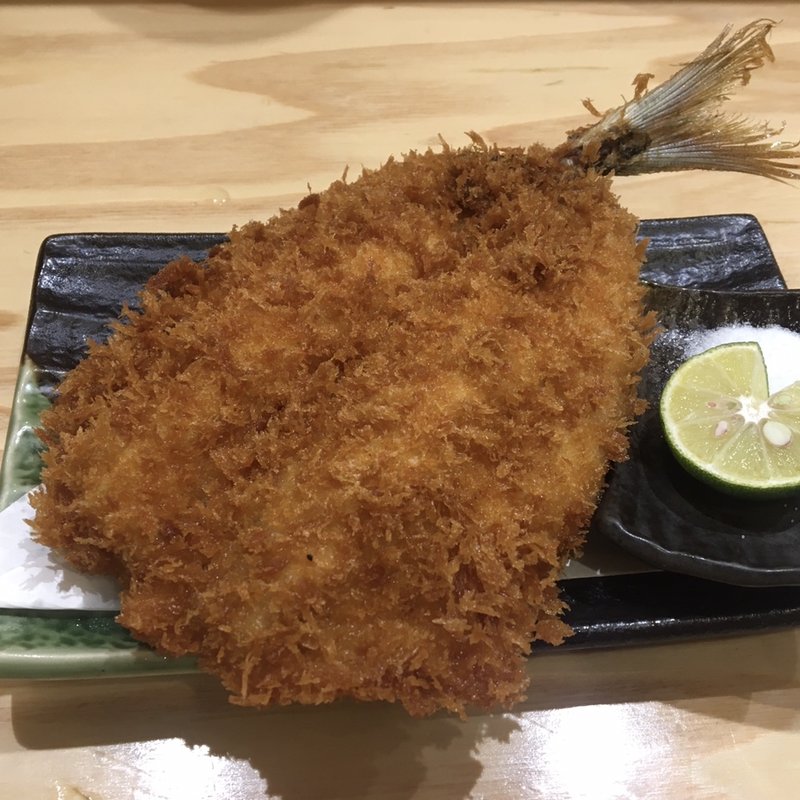アジフライ(お魚とおばんざい なんばなかじゅにや)