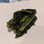 A菜　豆鼓鯪魚炒め