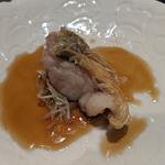 甘鯛の松笠焼き　香港フィッシュソース