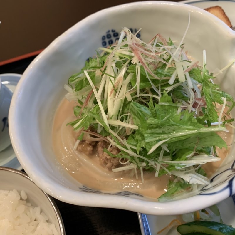 坦々うどんセット(Wanofu)