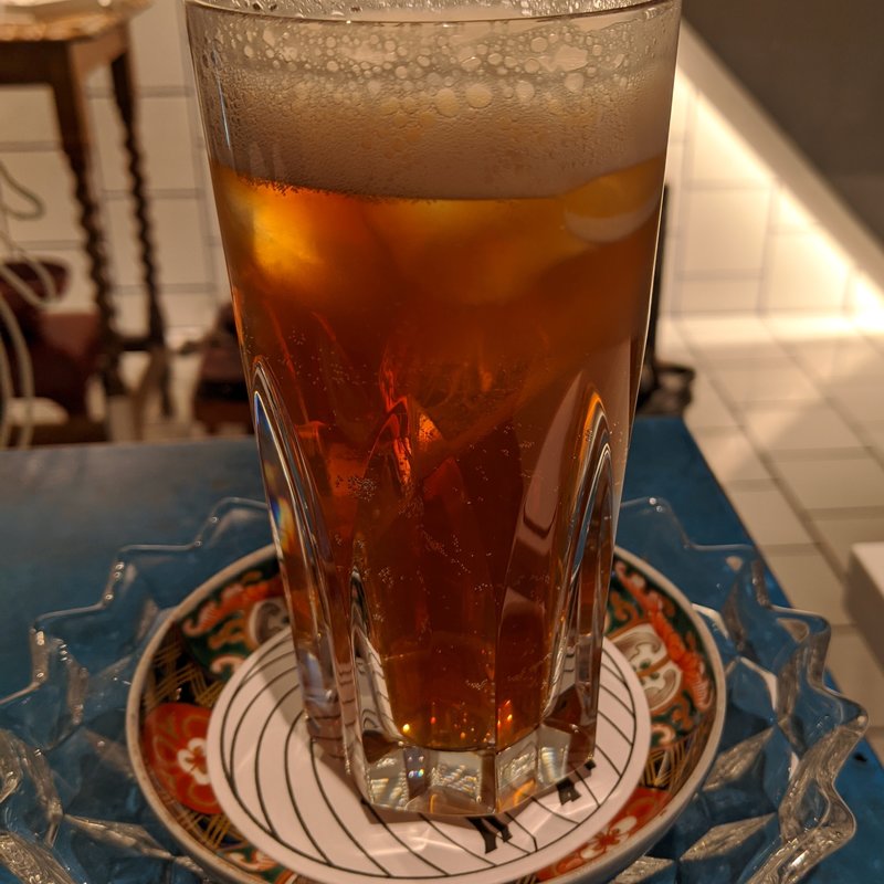 煎り番茶ハイボール(お茶と酒　たすき )