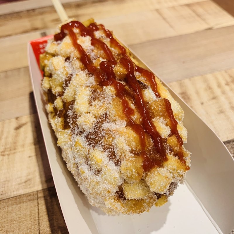 モッツァレラ米ハットグ(ジョンノホットク 原宿)