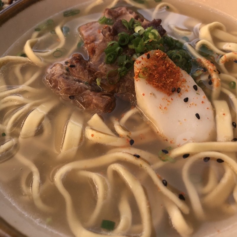 軟骨ソーキそば(レストラン玻名城 )