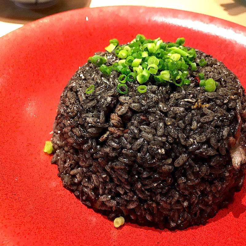 いかすみ炒飯(魚金醸造)