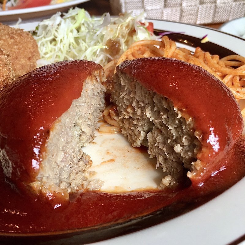 ハンバーグとコロッケ(グリルはせがわ)