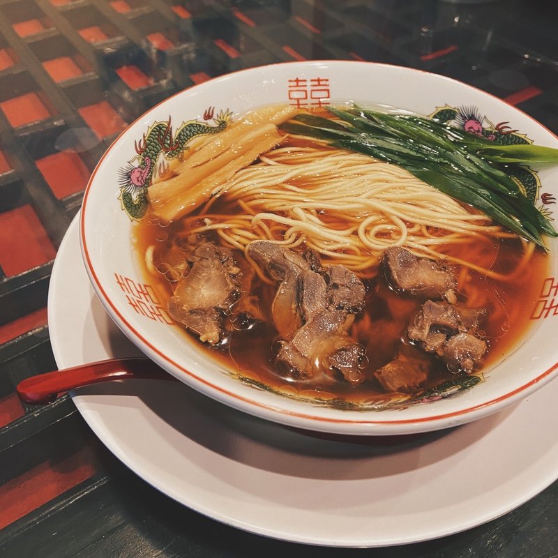 半チャーハン定食(中華そばをかしわそばに変更)(中華そば ふじい )