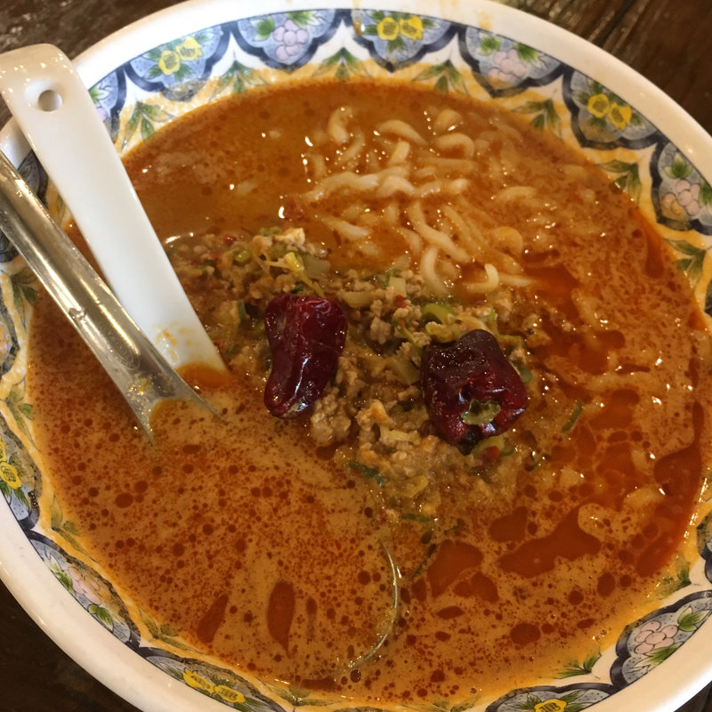 激辛担々麺(中国ラーメン揚州商人 港北店)