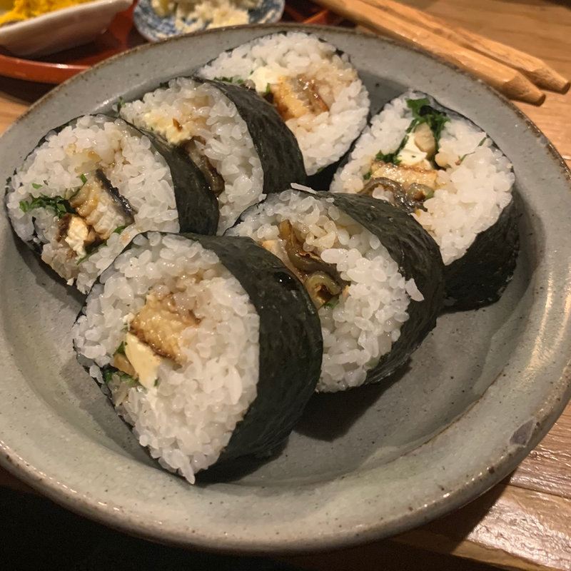 鰻クリームチーズあて巻(きんぼし)