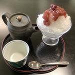 手作り天然イチゴシロップカキ氷(佐倉茶屋うらら)