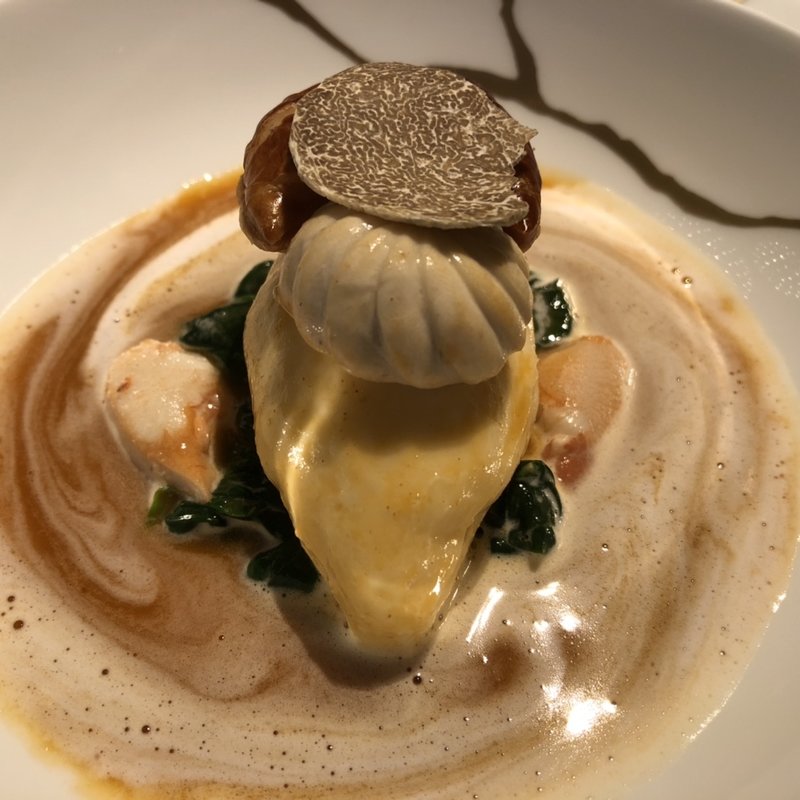 鱧のクネル(アサヒナガストロノーム)