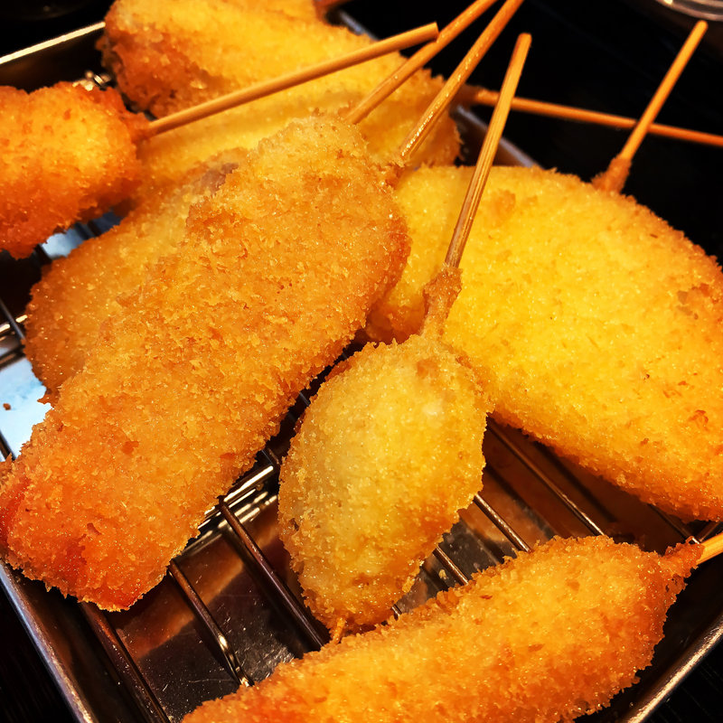 串カツ定食(新世界串カツいっとく三番街店)