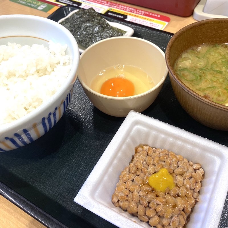納豆定食(なか卯 すすきの西店 )