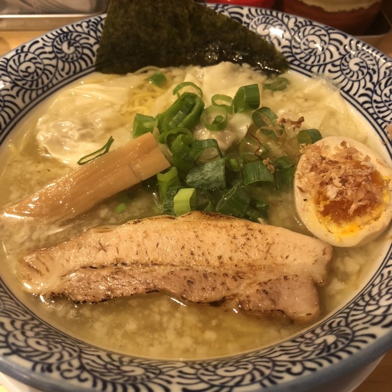 しおワンタン麺(ラーメンASAHI)