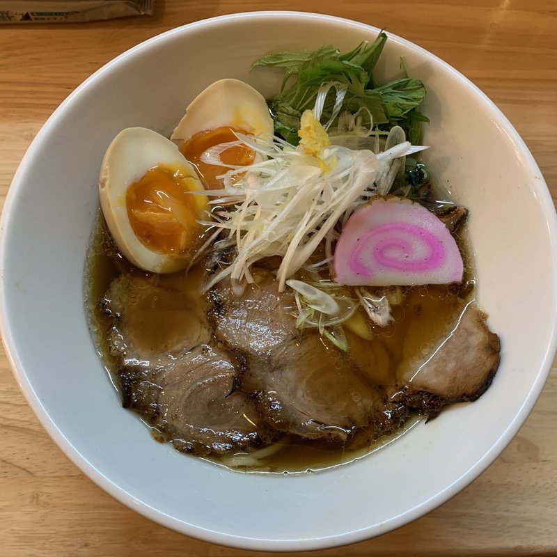 秋　サンマラーメン(麺匠 輪)
