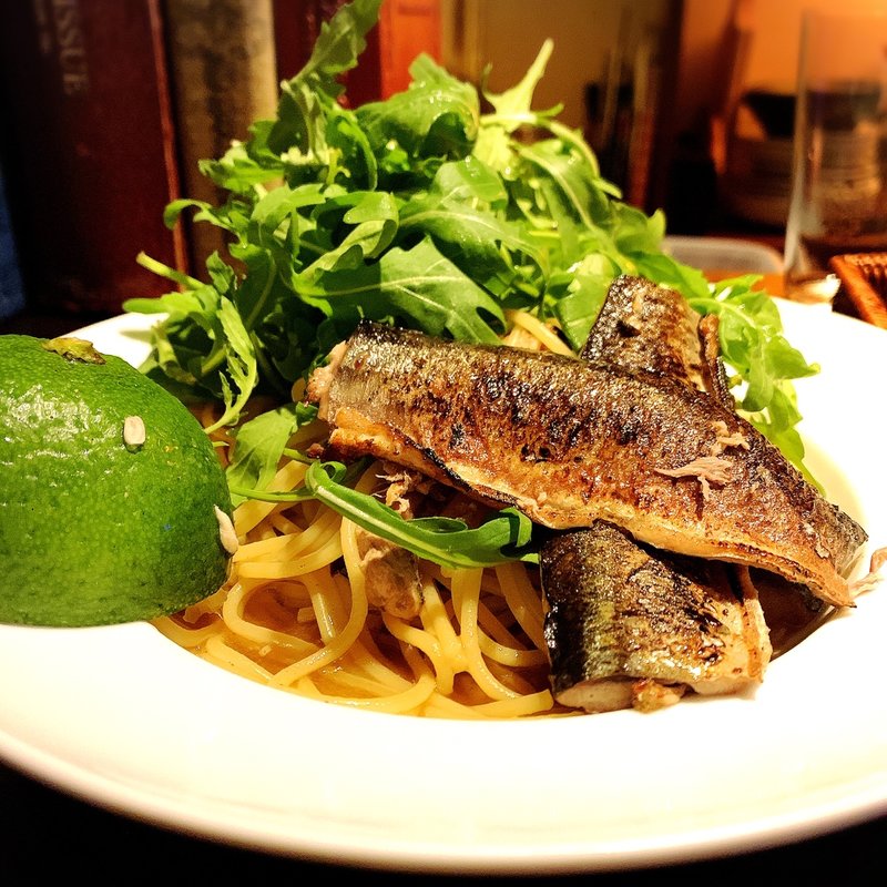 秋刀魚のパスタ(OLLO)