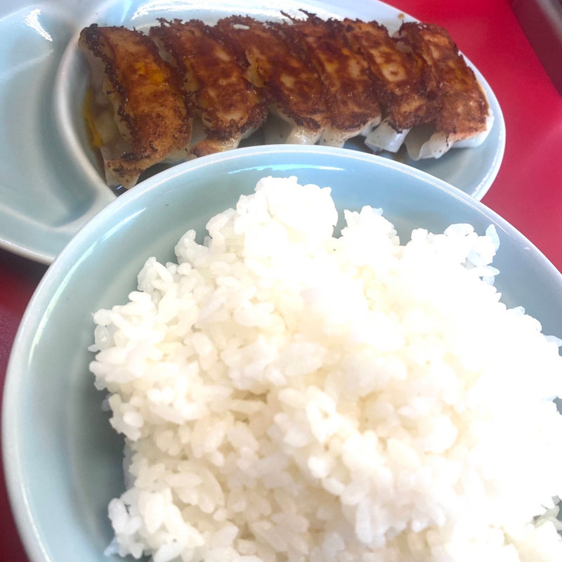 餃子とライス(ラーメン山岡家 南2条店)