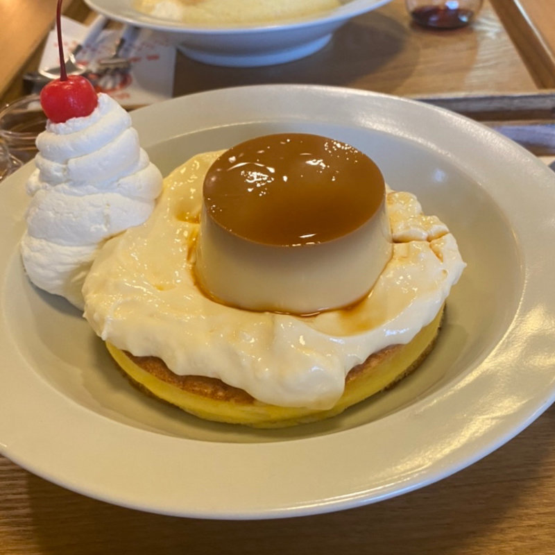 プリンパンケーキ(ドライブイン　熱海プリン食堂)