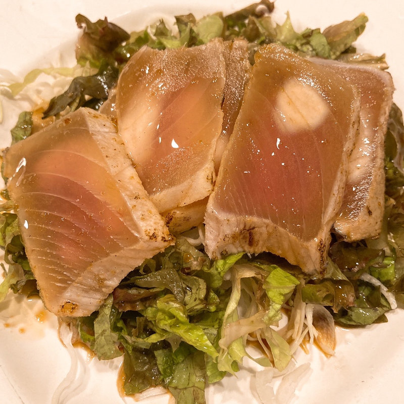 炙りビンチョウマグロの秘醤ソース(バーミヤン 武蔵藤沢店)