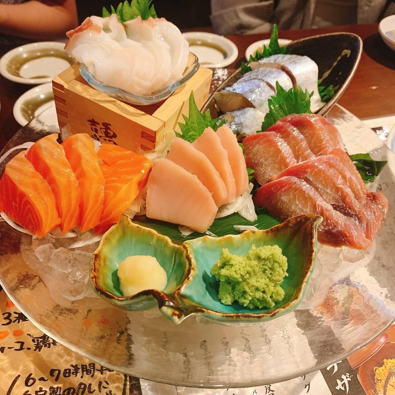 本日の刺身盛り合わせ(魚吉鳥吉)