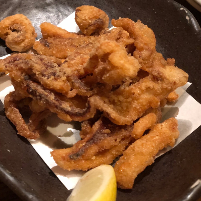 烏賊下足唐揚げ(河岸番外地 田町店 )