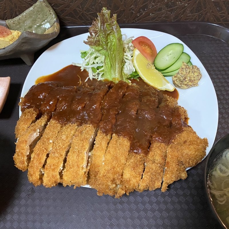 わらじカツ定食(居酒屋　いち)