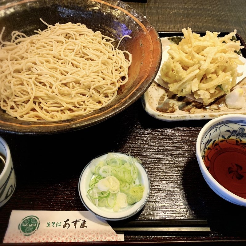 ごぼう天盛り(生そばあずま 長住店)