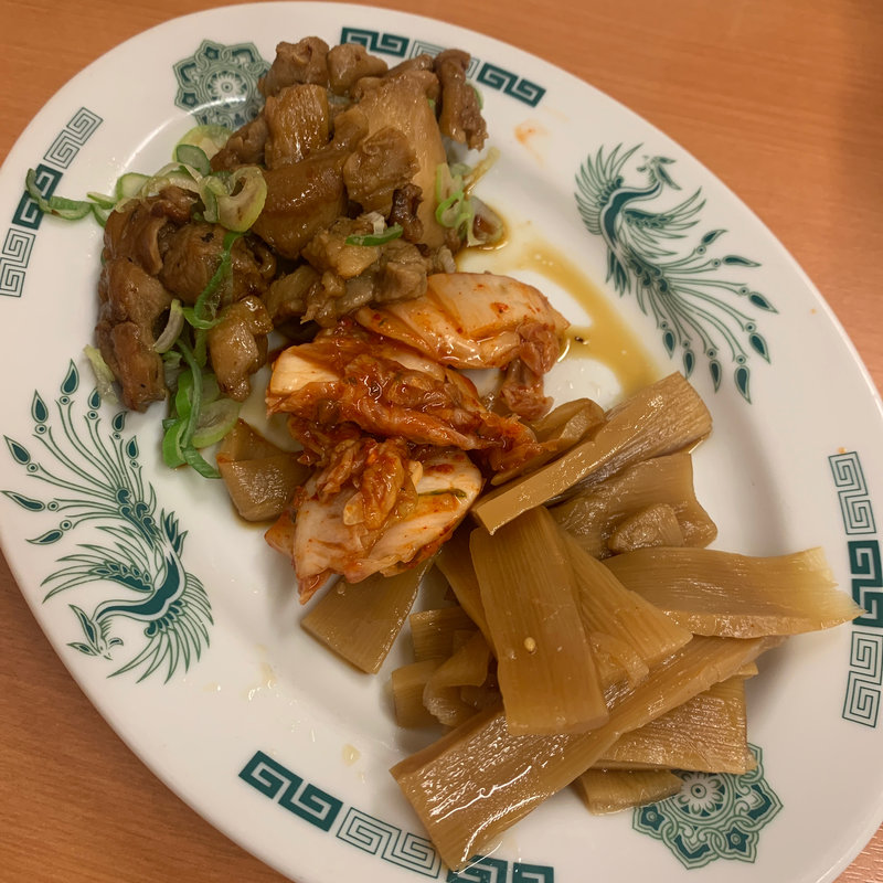 三品盛合わせ(日高屋 国立南口店)