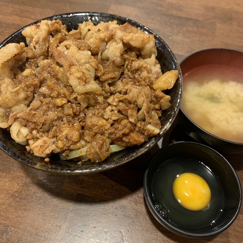 肉汁油大爆発すた丼(伝説のすた丼屋 国立東店)