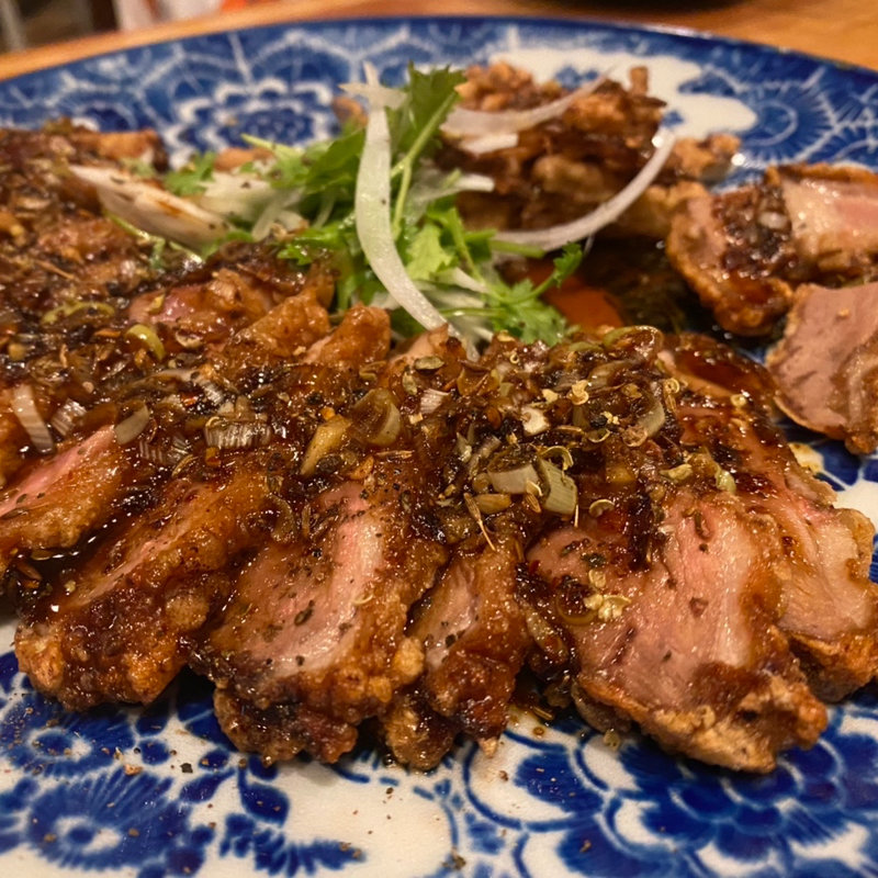 合鴨油淋かけ(馬鹿坊)